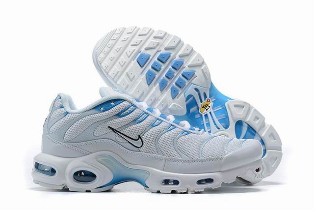 Nike Air Max Plus Tn Men's Shoes White Blue Cheap-14 - Click Image to Close